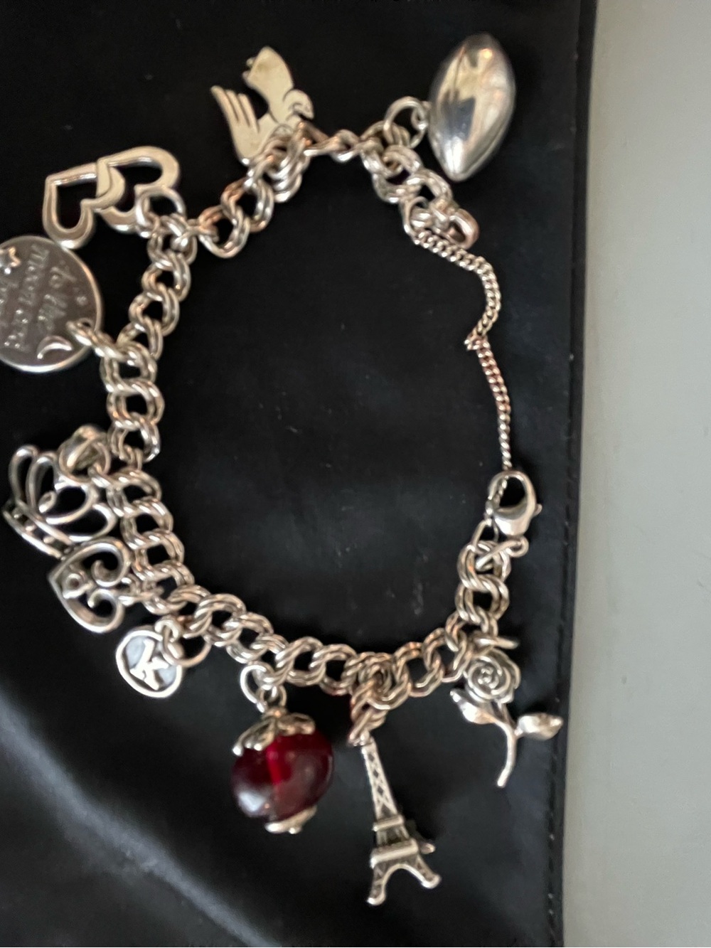 Authentic James Avery silver charm bracelet with 10 JA charms! - Picture 3 of 7